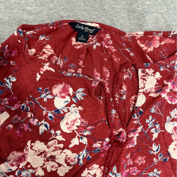 LUCKY BRAND flower blouse - Picture 2 of 3